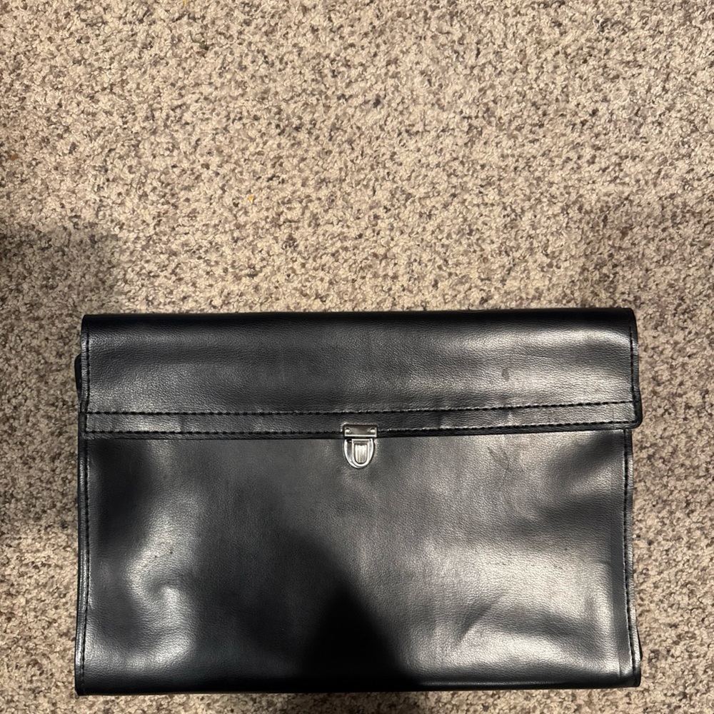 Black Leather Men's Bag Vintage Homa